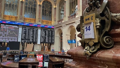 Bolsa de Madrid.