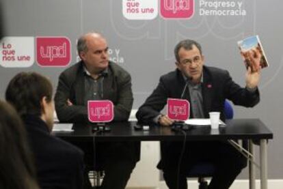 Rueda de prensa de UPyD para presentar su programa electoral.