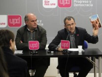 Rueda de prensa de UPyD para presentar su programa electoral.