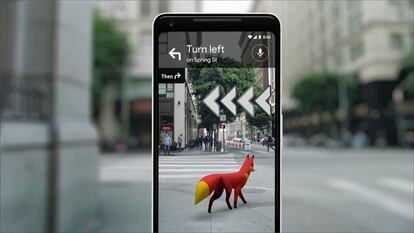 Así será la sorprendente forma de guiarnos de Google Maps a través de la realidad aumentada