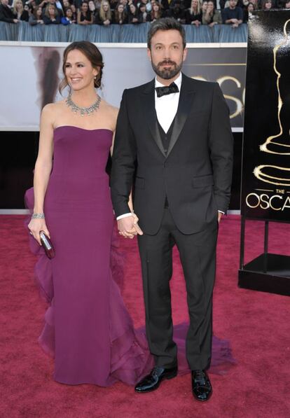 Jennifer Garner y Ben Affleck, en los Oscar de 2013.