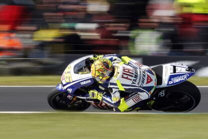 Rossi, durante la carrera de Australia