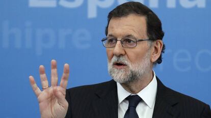 O presidente do governo Espanhol, Mariano Rajoy.