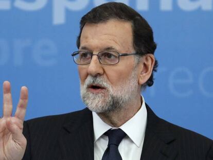 O presidente do governo Espanhol, Mariano Rajoy.