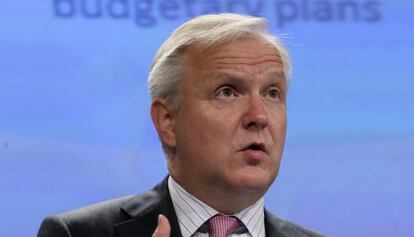 El vicepresidente de la CE y responsable de Econom&iacute;a y Finanzas, Olli Rehn. 