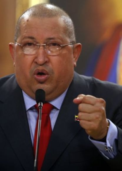El presidente venezolano, Hugo Chávez.