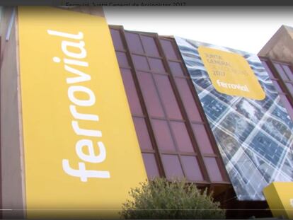 Junta de accionistas de Ferrovial 2017.