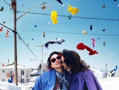 Un momento de 'Laurence anyways'.