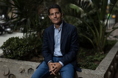 Nacho Martín Blanco, candidato por Barcelona del Partido Popular, este martes en Barcelona.