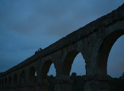 Las ruinas romanas de Tarraco son Patrimonio de la Humanidad desde el año 2000. En la fotografía una acueducto romano.