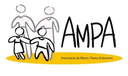 Logotip d'una AMPA d'una escola catalana.