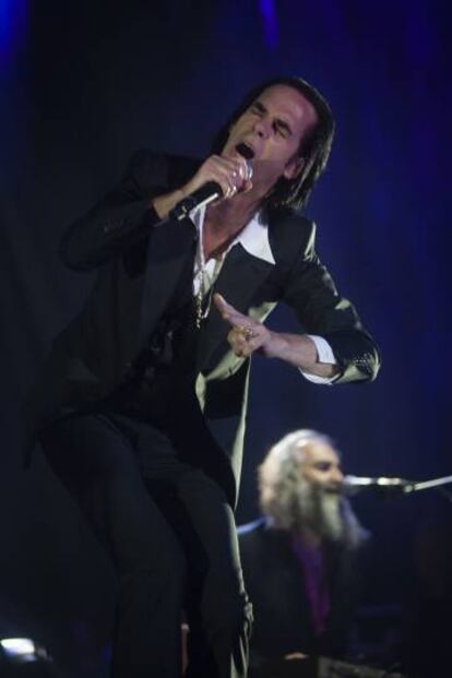 Nick Cave durante su concierto en el Primavera Sound 2018.