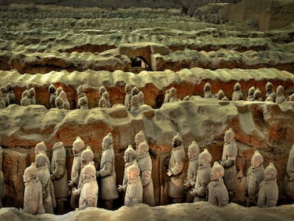 Los guerreros de terracota de Xi’an, en la provincia china de Shanxi.