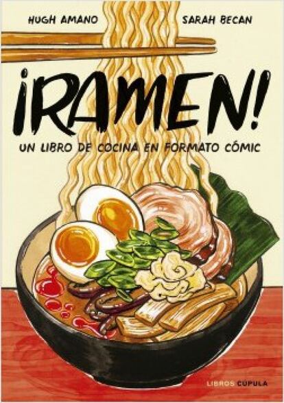 Un libro de cocina en formato cómic sobre uno de los platos japoneses de moda, el ramen. Incluye 40 recetas a base de fideos con caldo y todo tipo de ingredientes. Fue uno de los alimentos base de la clase trabajadora durante la Segunda Guerra Mundial. Precio: 21,50 euros.