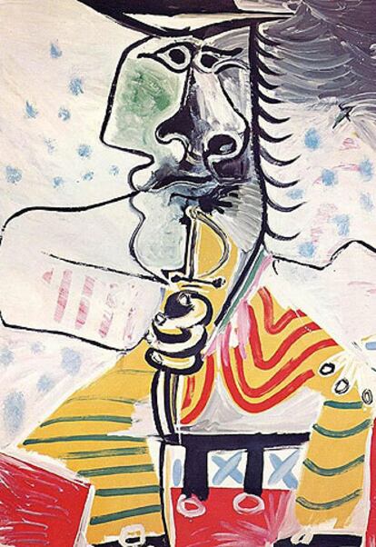 Hombre con espada (1969), de Picasso.