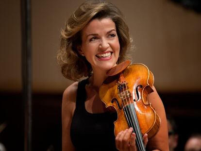 La violinista Anne-Sophie Mutter torna al Palau de la Música.