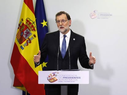 Mariano Rajoy en la VI Conferencia de Presidentes. 