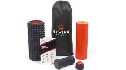 rodillo de estiramiento foam roller, rodillo de masaje amazon, rodillo de espuma deportivo, fitness y ejercicio