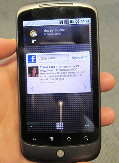 El móvil Nexus One de Google.