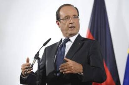 El presidente francés, François Hollande. EFE/Archivo