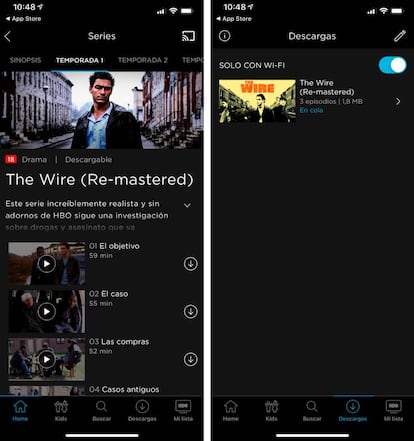 HBO España ya permite la descarga de series y películas.