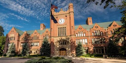 Rectorado de la Universidad de Idaho, en Estados Unidos.