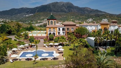 Vista general del hotel La Vi&ntilde;uela (M&aacute;laga). 