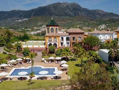 Vista general del hotel La Vi&ntilde;uela (M&aacute;laga). 