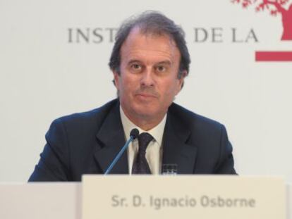 El presidente del Instituto de la Empresa Familiar, Ignacio Osborne