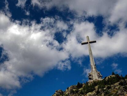 The cross at the Valley of the Fallen, where Franco is buried.