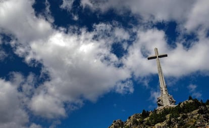 The cross at the Valley of the Fallen, where Franco is buried.