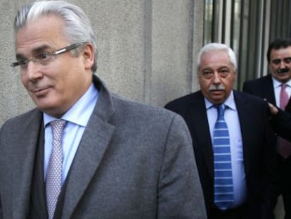 Garz&oacute;n ( c) a su llegada el pasado 14 de diciembre al Tribunal Supremo.