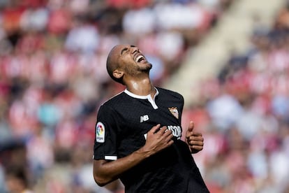 N&#039;Zonzi, durante el partido ante el Girona. 