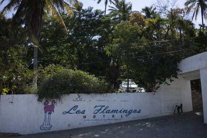 Entrada del hotel en el famoso puerto de Acapulco.