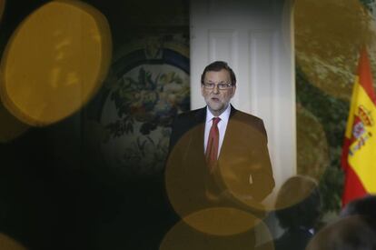 Mariano Rajoy, Presidente del Gobierno de España comparece en rueda de prensa tras la reunión del Consejo de Ministros para hacer un balance del 2016.