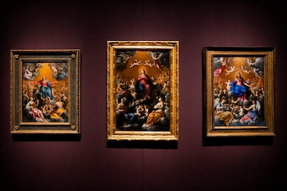'La Asunción de la Virgen', obra de la exposición antológica sobre Guido Reni en el Museo del Prado. 