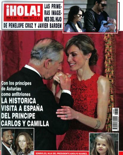 Portada de la revista 'Hola'