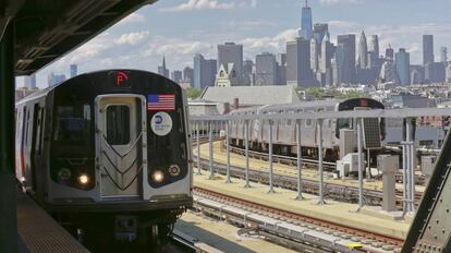 Metrô de Nova York, no Brooklyn