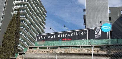 Un edificio de oficinas en Madrid.