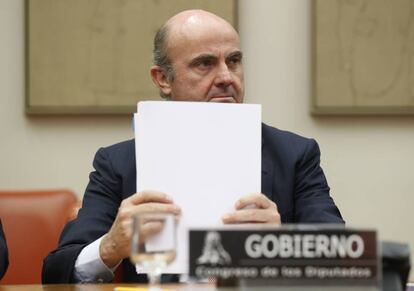 El ministro de Economía español, Luis de Guindos.
