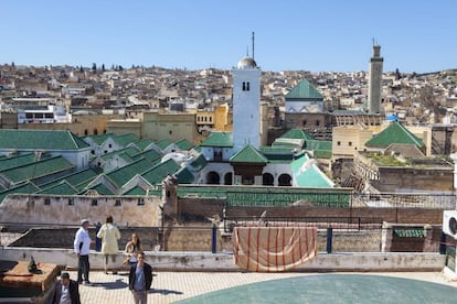 La mezquita Al Karaouine, en plena medina de Fez (Marruecos). 