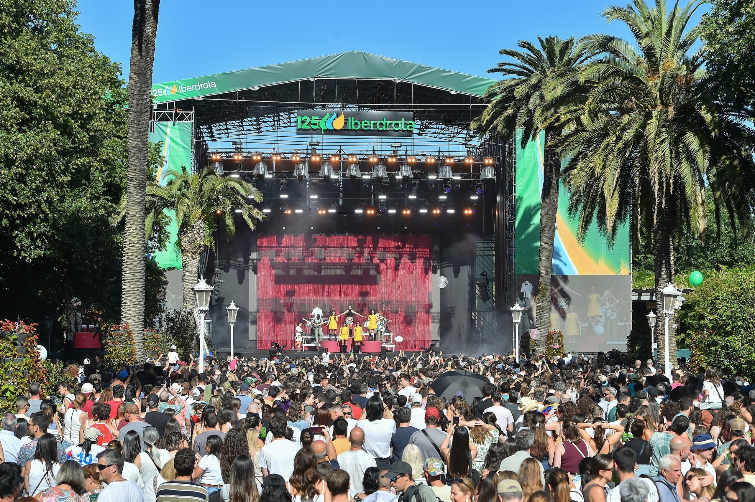 La ciudad de Bilbao celebra el 125 aniversario de Iberdrola con un festival de música gratuito de más de seis horas 