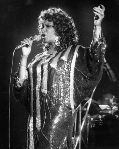 Celia Cruz, en torno a 1980.