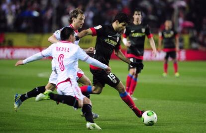 Diego Costa, durante el encuentro ante el Sevilla.