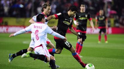 Diego Costa, durante el encuentro ante el Sevilla.