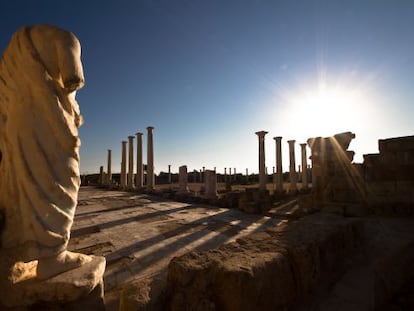 Ruinas de Salamis (o Salamina), ciudad fundada en el siglo XII antes de Cristo.