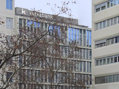 Edificio de la nueva sede de Kutxabank en Madrid.