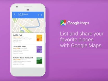 Google Maps ya permite crear y compartir listas de nuestros lugares favoritos