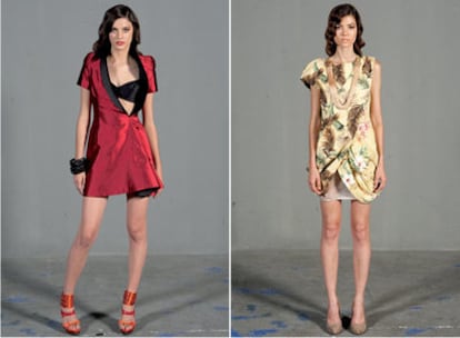 Modelos de Juan Duyos y de Ana Locking.