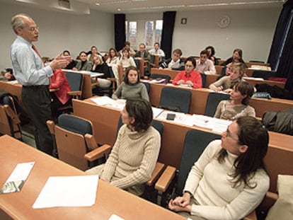 Una de las primeras clases del programa de Dirección de Comunicación del Instituto de Empresa.